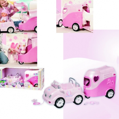 Baby Born Horse on Zapf Creation   Baby Born   Offroader With Horse Trailer Producator