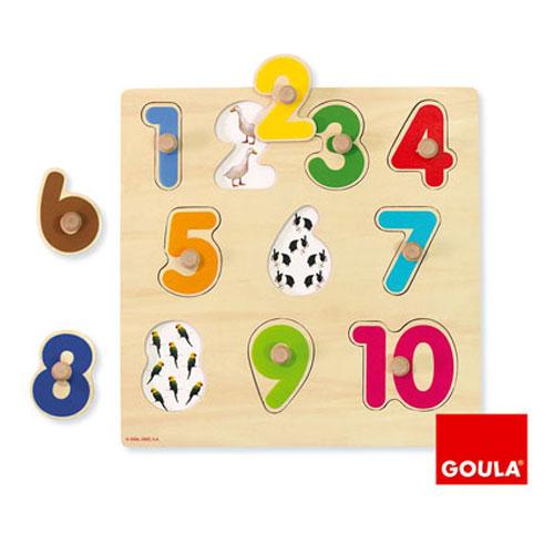 Goula - Puzzle cu numere