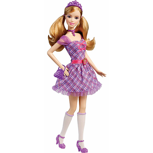 Barbie - Barbie la Scoala Printeselor - Delancy in costum de scoala