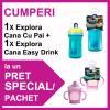 Tommee Tippee - Cana Easy Drink + Cana cu Pai PROMO