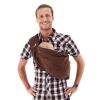 theBabaSling - Marsupiu Sling Bebe Cacao Brown