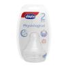 Chicco - Tetina Physiologic Silicon 2+ F.R