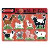 Melissa & Doug - Puzzle de lemn cu sunete Animale de la Ferma