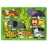 Melissa & Doug - Puzzle lemn Gradina Zoologica