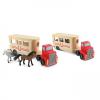 Melissa & Doug - Camion Transportor de Cai cu Remorca