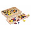 Melissa & Doug - Sabloane si forme geometrice din lemn