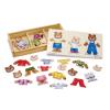 Melissa & Doug - Set de joaca - Imbraca familia de ursuleti