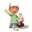 Bullyland - Figurina Manny with toolbox Handy Manny