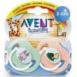 PHILIPS AVENT - Set 2 suzete din silicon Design 3+