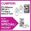 Tommee Tippee - 2 Biberoane 260 ml + Set 2 Tetine PROMO