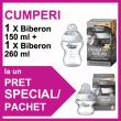 Tommee Tippee - Biberon 260 ml + Biberon 150 ml PROMO