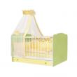 Bertoni - Pat lemn CLASSIC Green Yellow 70 x 140