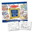 Melissa & Doug - Caiet jumbo cu desene pentru colorat - Albastru