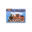 Melissa & Doug - Puzzle de lemn cu sunete Locomotiva cu aburi