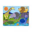 Melissa & Doug - Puzzle lemn atinge si descopera Zoo