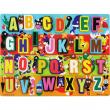 Melissa & Doug - Puzzle lemn in relief Litere