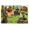 Melissa & Doug - Puzzle de podea Animale de companie