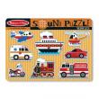 Melissa&Doug - Puzzle cu sunete Vehicule