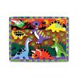 Melissa&Doug - Puzzle lemn in relief Dinozauri