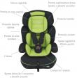 BabyGo - Scaun auto FreeMove Green