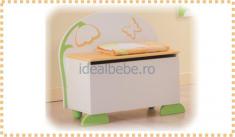 Erbesi Italia - Cutie pentru jucarii BUCANEVE alb-verde-orange