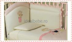 Erbesi Italia - Set de pat ERBESI GIRAMONDO roz