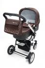 KinderKraft - Carucior 3 in 1 Kraft Brown