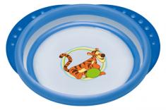 NUK - Farfurie din plastic cu capac
