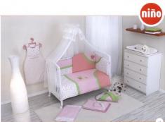 Nino - Lenjerie Patut 3BB+1 FRUTA Pink
