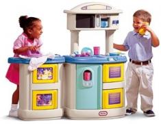 Little Tikes - Bucatarie lux cu masina de spalat rufe