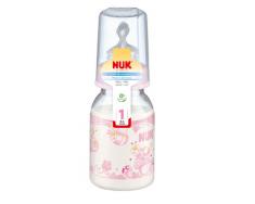 NUK - Biberon PP Baby Rose 110 ml tetina din silicon 0-6 luni