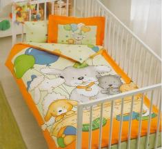 Tac - Lenjerie pentru bebelusi Baby Fun V02 Orange