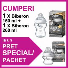 Tommee Tippee - Biberon 260 ml + Biberon 150 ml PROMO