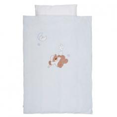 Nattou - Lenjerie cu 4 Piese Bibou Blue