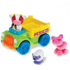 Fisher-Price - Camion cu animale "apasa si mergi"