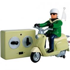 BigBoysToy - Moped Retro cu telecomanda