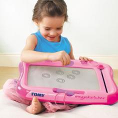 Tomy - Tabla de Desenat Magnetica Roz