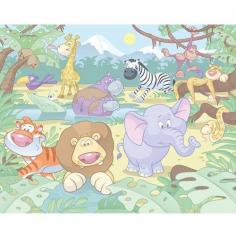 Walltastic - Tapet pentru Copii Baby Jungle Safari