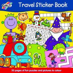 Galt - Carte activitati cu abtibilduri pentru calatorie - Travel Sticker Book