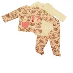 Carters - Compleu 3 piese bear pink