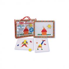 Melissa & Doug - Joc de constructii magnetic