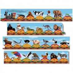 Melissa & Doug - Puzzle de podea Trenul alfabet