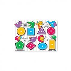 Melissa & Doug - Puzzle lemn Forme geometrice