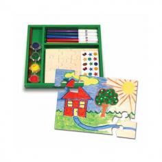 Melissa & Doug - Creaza propriul tau joc puzzle