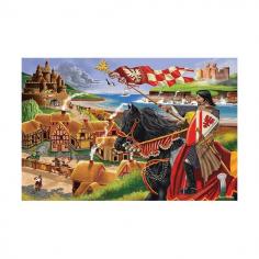 Melissa&Doug - Puzzle de podea Epoca Medievala