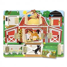 Melissa&Doug - Puzzle magnetic ascunde si descopera