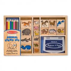 Melissa&Doug - Set de stampile cu Animale