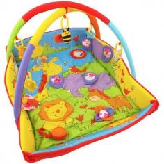 Baby Mix - Saltea de joaca cu protectii laterale Circus