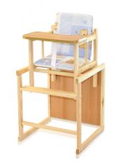Bertoni - Scaun cu masa din lemn Woody