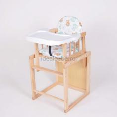Bambino World - Scaun de lemn multifunctional